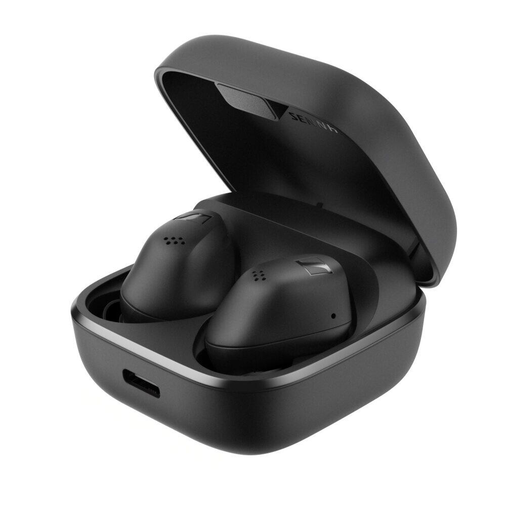 black earbuds box