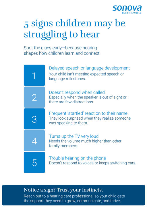 5 signs children struggle to hear