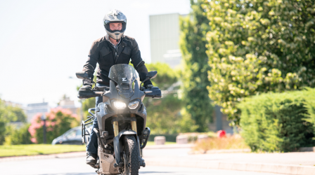 Always on the road: Travo has taken trips on two wheels through France, over the Alps, and right across Morocco and Iceland.