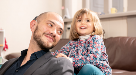 Léa Corbin from France was Adrian Travo’s very first baby patient. He is very fond of the little girl and has been following her development closely.