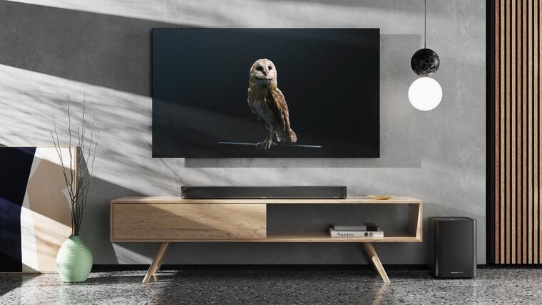 Sennheiser Soundbar under TV